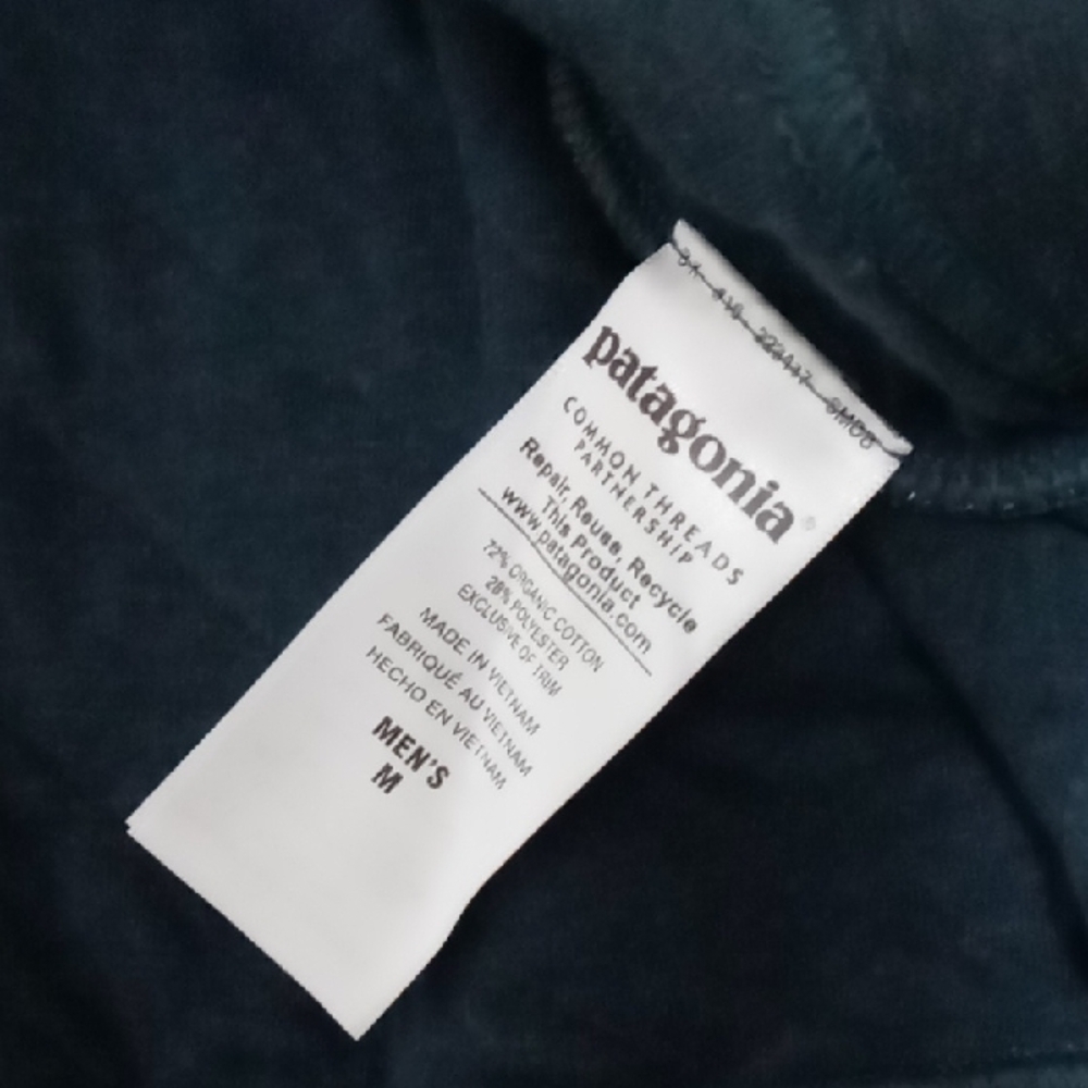 Patagonia Dark Blue Fleece with Light Blue Trim - Picture 8 of 9